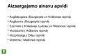 Presentations 'Latvijas aizsargājamās teritorijas un objekti', 13.
