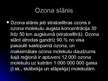 Presentations 'Ozona slāņa samazināšanās', 2.