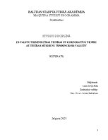 Research Papers 'ES valstu tirdzniecības tiesības un korporatīvo tiesību attīstības mūsdienu tend', 1.