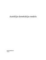 Summaries, Notes 'Austrālijas demokrātijas modelis', 1.