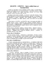 Summaries, Notes 'Sieviete - Vīrietis Čakru atškirība un mijiedarbība', 1.