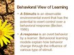 Presentations 'Behavioral Learning Theory', 5.