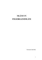 Research Papers 'Silāni un poliorganosilāni', 1.