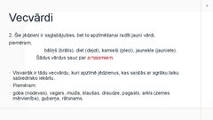 Presentations 'Vārdu krājuma vēsturiskais mainīgums', 4.