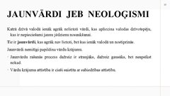 Presentations 'Vārdu krājuma vēsturiskais mainīgums', 10.