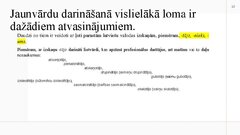 Presentations 'Vārdu krājuma vēsturiskais mainīgums', 12.