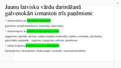 Presentations 'Vārdu krājuma vēsturiskais mainīgums', 16.