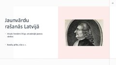 Presentations 'Vārdu krājuma vēsturiskais mainīgums', 18.