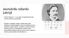 Presentations 'Vārdu krājuma vēsturiskais mainīgums', 21.