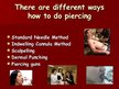 Presentations 'Body Piercing', 5.