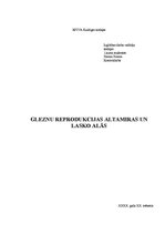 Summaries, Notes 'Gleznu reprodukcijas Altamiras un Lasko alās', 1.