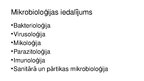 Presentations 'Mikrobioloģija', 4.