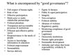 Presentations 'Overview of Good Governance', 2.
