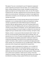 Essays 'Designing One’s Destiny: The Architecture of Life', 1.