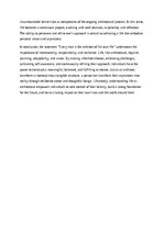 Essays 'Designing One’s Destiny: The Architecture of Life', 3.