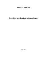 Essays 'Latvijas neatkarības atjaunošana', 1.
