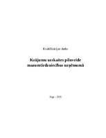 Term Papers 'Krājumu uzskaites pilnveide mazumtirdzniecības uzņēmumā', 1.