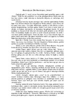 Essays 'Recenzija par Žila Masnē operu "Verters"', 1.