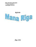 Research Papers 'Mana Rīga', 4.
