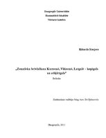 Research Papers 'Zemnieku brīvlaišana Kurzemē, Vidzemē, Latgalē – kopīgais un atšķirīgais', 1.