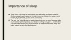 Presentations 'Sleep Deprivation', 3.