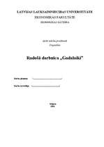 Research Papers 'Radošā darbnīca "Gadalaiki"', 1.