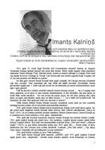Research Papers 'Imants Kalniņš', 1.