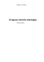 Summaries, Notes 'Zvaigznes latviešu mitoloģijā', 1.