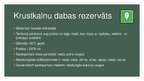 Presentations 'Latvijas dabas rezervāti', 9.