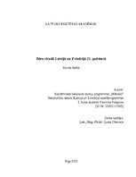 Research Papers 'Bēru rituāli Latvijā un Zviedrijā 21. gadsimtā', 1.