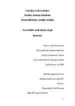 Research Papers 'Neverbālie kodi darba tirgū', 1.