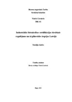 Research Papers 'Industriālās būvniecības sertifikācijas tiesiskais regulējums un tā pilnveides i', 1.