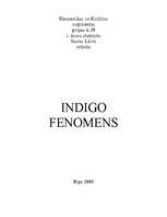 Research Papers 'Indigo fenomens', 1.