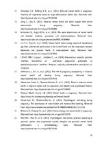 Term Papers 'Sievietes psihoemocionālā veselība grūtniecības plānošanas un grūtniecības laikā', 35.