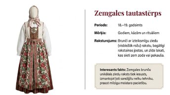 Presentations 'Latviešu tautastērps: dzīvais mantojums', 6.