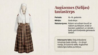 Presentations 'Latviešu tautastērps: dzīvais mantojums', 8.