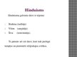 Presentations 'Hinduisms', 6.