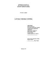 Research Papers 'Latvijas nodokļu sistēma', 1.