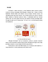 Summaries, Notes 'Restorāna "McDonalds" mārketinga analīze', 3.