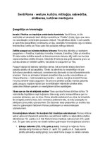 Summaries, Notes 'Senās Romas vēsture, kultūra, mitoloģija, sabiedrība un kultūras mantojums', 1.