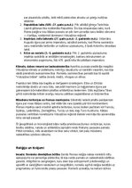 Summaries, Notes 'Senās Romas vēsture, kultūra, mitoloģija, sabiedrība un kultūras mantojums', 2.