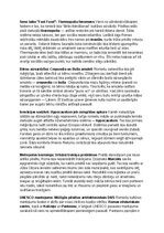 Summaries, Notes 'Senās Romas vēsture, kultūra, mitoloģija, sabiedrība un kultūras mantojums', 30.