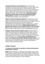 Summaries, Notes 'Senās Romas vēsture, kultūra, mitoloģija, sabiedrība un kultūras mantojums', 32.