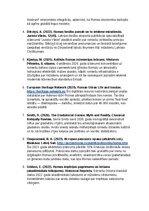 Summaries, Notes 'Senās Romas vēsture, kultūra, mitoloģija, sabiedrība un kultūras mantojums', 35.