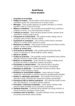 Summaries, Notes 'Senās Romas vēsture, kultūra, mitoloģija, sabiedrība un kultūras mantojums', 36.