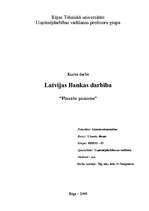 Research Papers 'Latvijas Bankas darbība', 1.