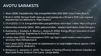 Presentations 'Ekonomiskā efektivitāte investīcijām energoefektīvās ēkās Latvijā', 13.