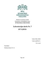 Summaries, Notes 'Laboratorijas darbs "Būvģipsis"', 1.