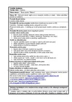 Practice Reports 'Rotaļnodarbības konspekts', 1.