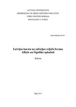 Research Papers 'Latvijas karsta un sufozijas reljefa formas Allažu un Siguldas apkaimē', 1.